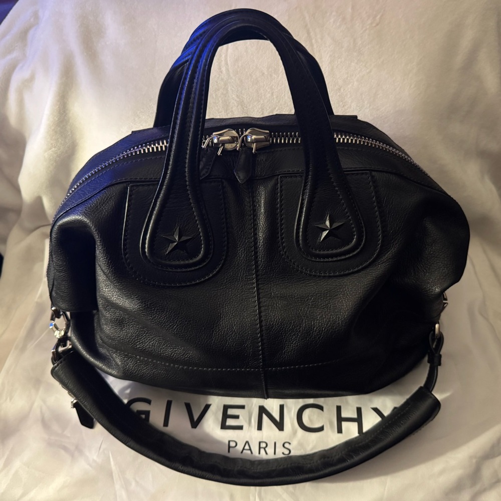 Givenchy Nightingale-Black Lthr w/Silver Hardware - Star Edition